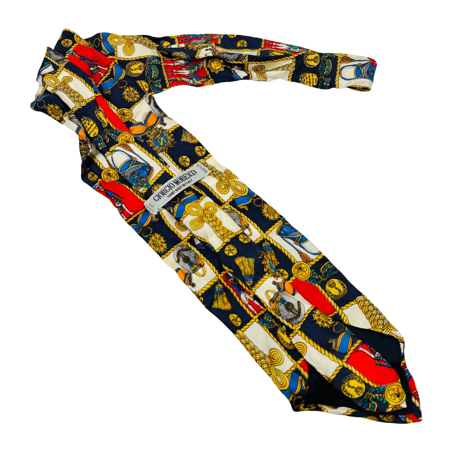 Giorgio Moresco Navy 'Marine Print' Tie (Size Regular)