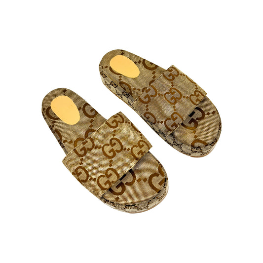 Gucci Angelina Platform Sandal Slides (Size 41) - 623212 UKO00 2580