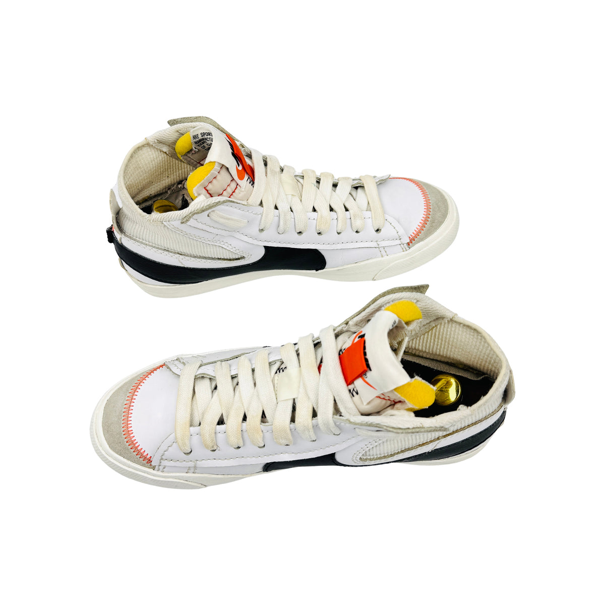 Nike Blazer Mid '77 Jumbo White Black Sneakers (Size 44.5) - DD3111-100