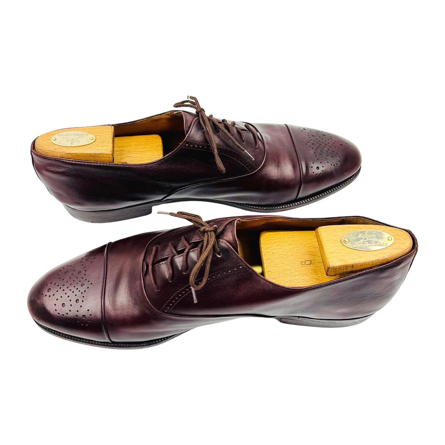 Salvatore Ferragamo Men's Leather Oxford Shoes (Size 45)