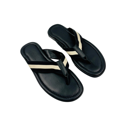 Bally Men's Border-T Thong Sandal Slides (Size 41/41.5)