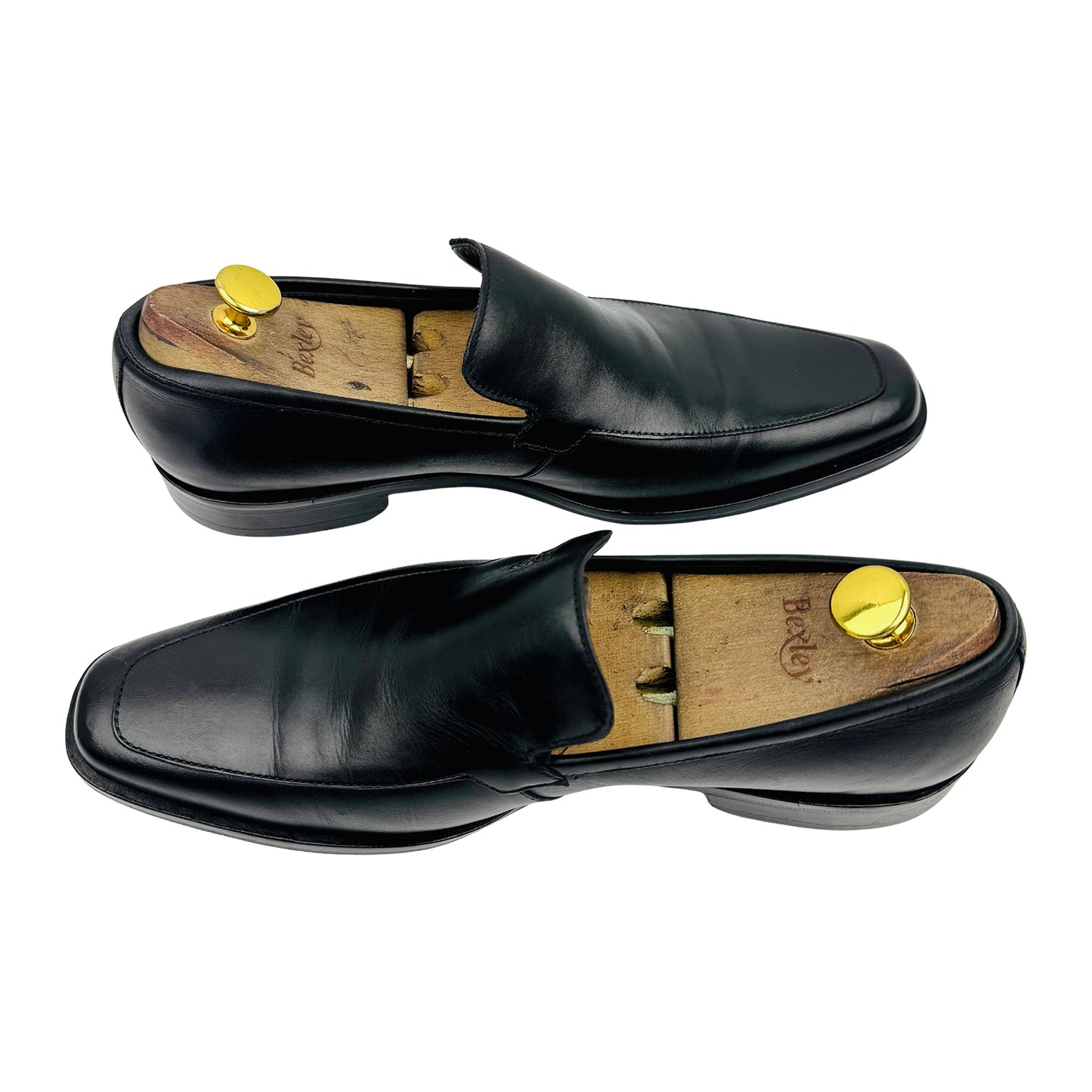 Hugo Boss Men's Black Leather Loafers (Size 42)