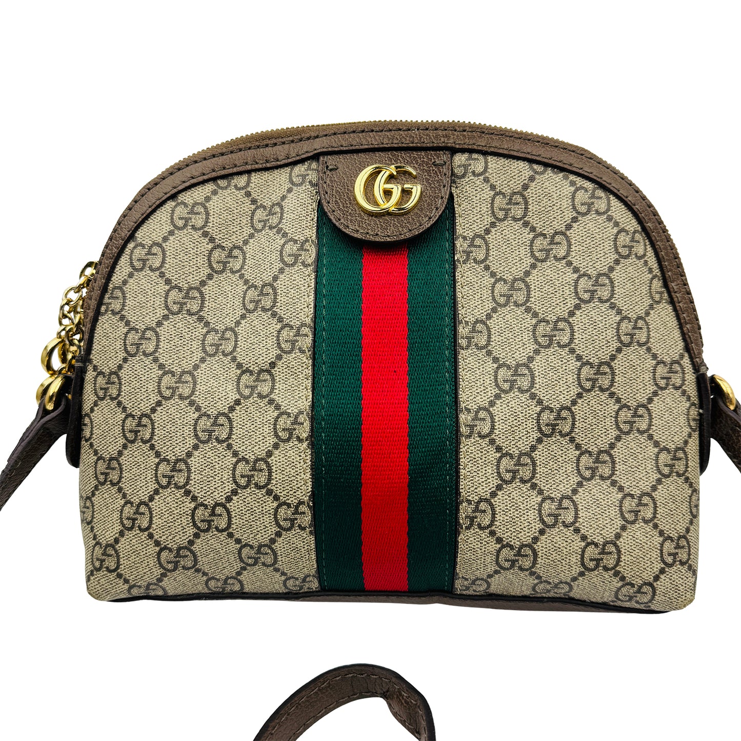 Gucci GG Supreme Ophidia Dome Crossbody Bag - 499621