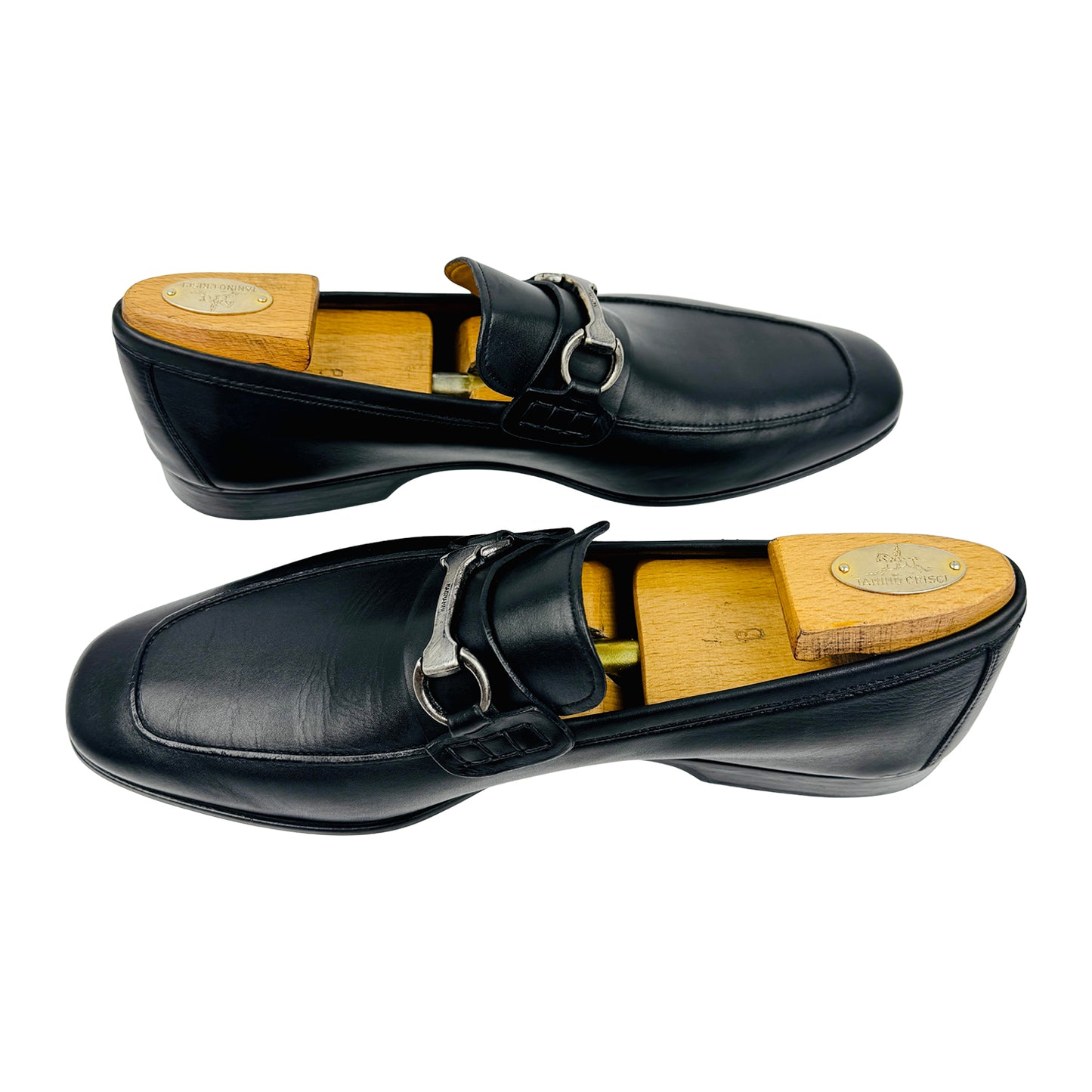 Magnanni Rafa II Black Leather Loafers (Size 43) - 18456