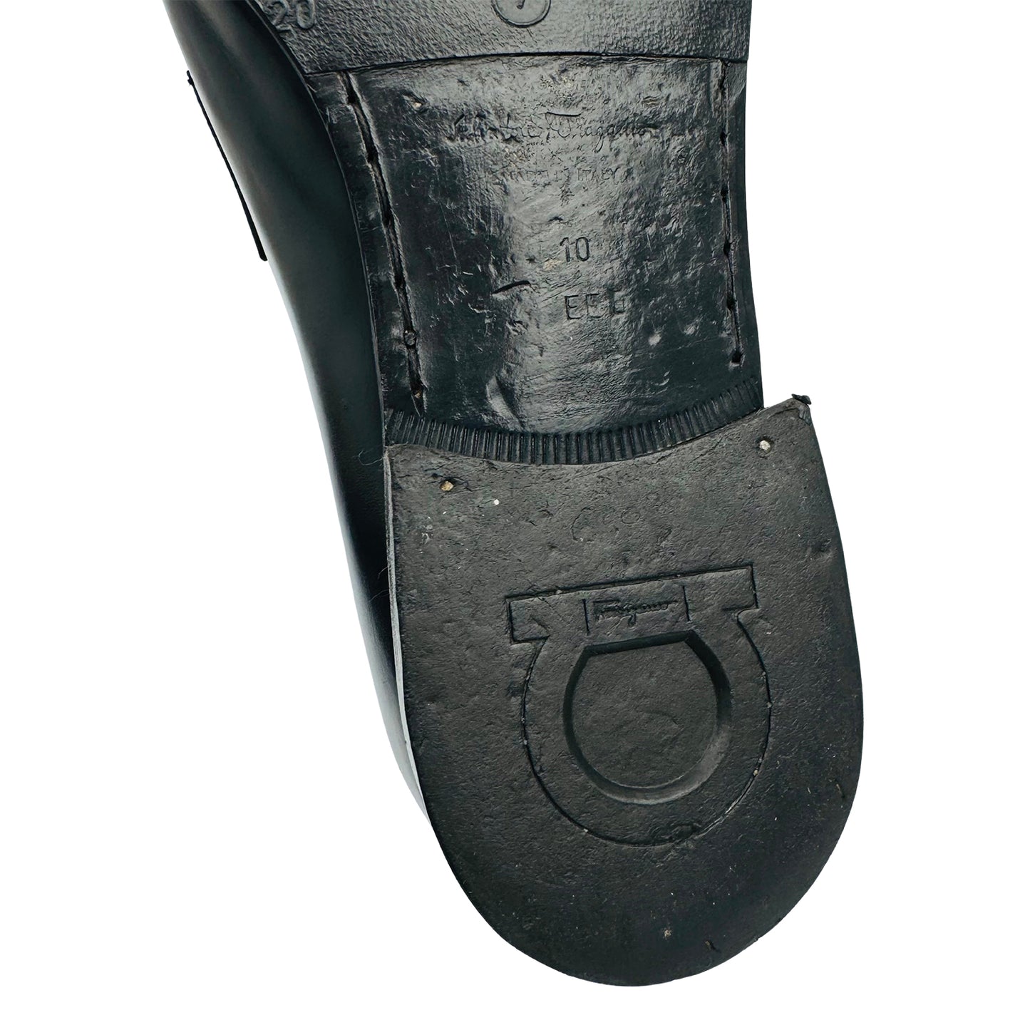 Salvatore Ferragamo Black Loafers (Size 44/44.5)