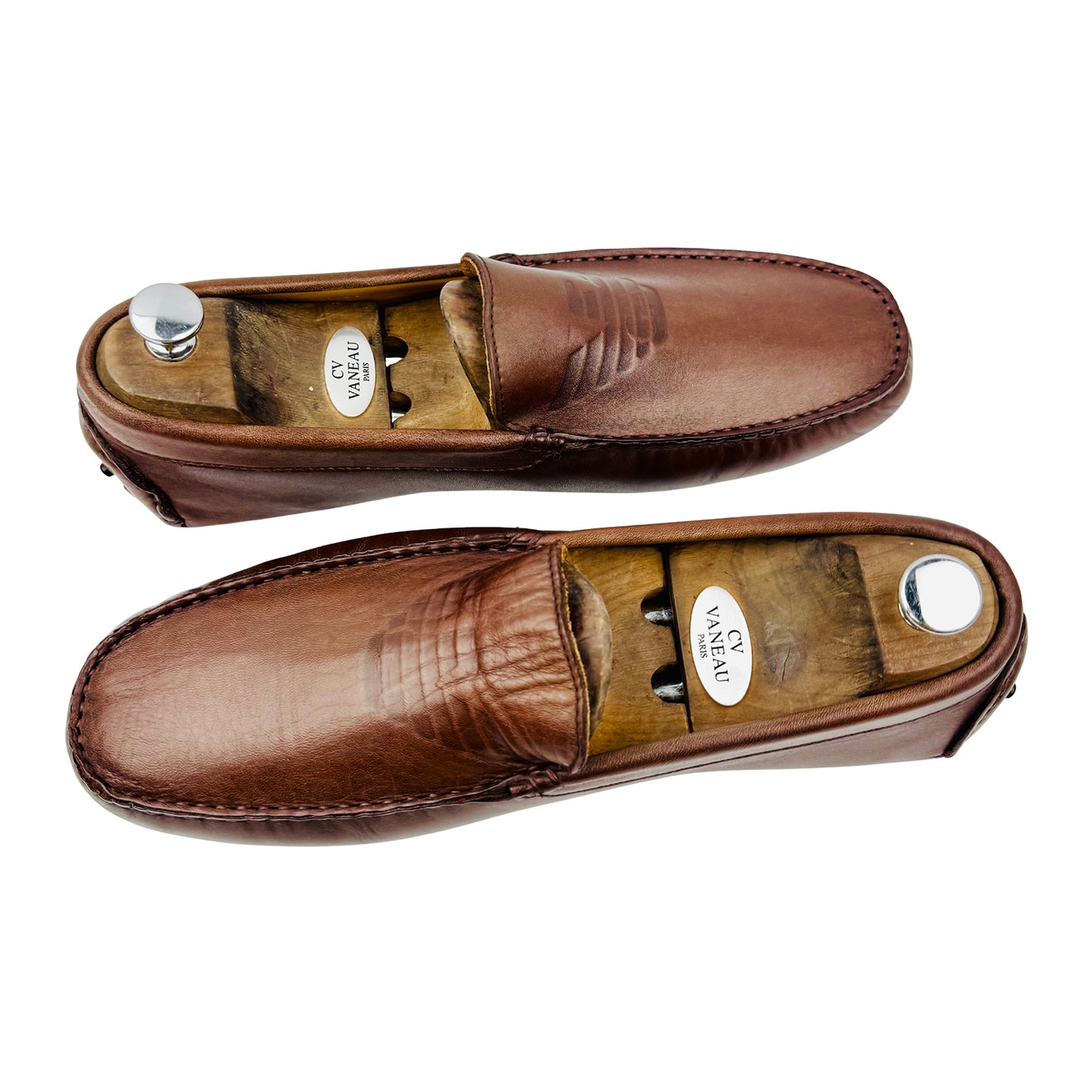 Emporio Armani Men's Brown Loafers (Size 44)