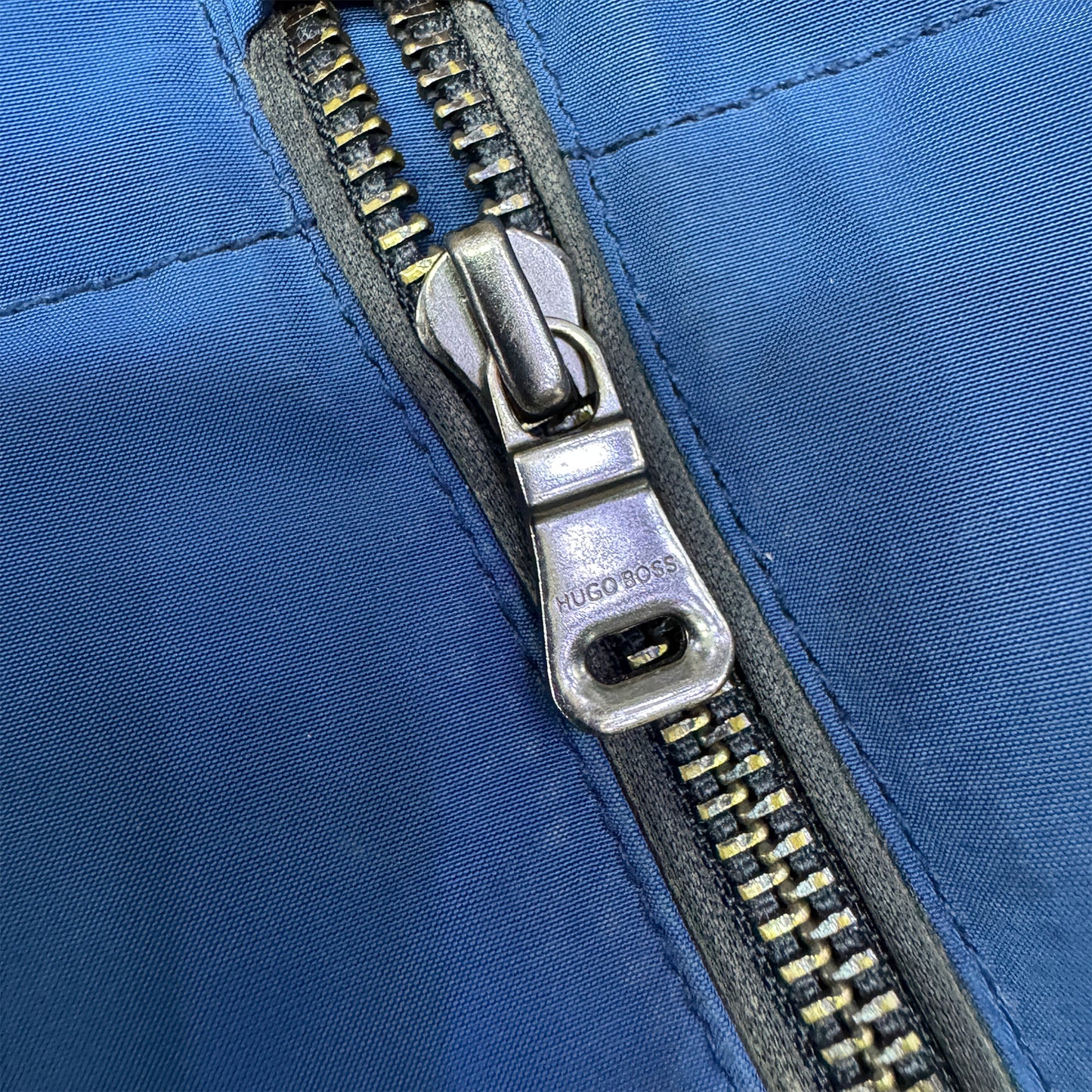 Hugo Boss Men's Royal Blue Puffer Jacket (Size Large)