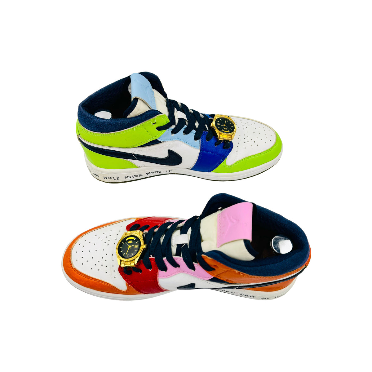 Nike Melody Ehsani x Air Jordan 1 Mid Sneakers (Size 41) - CQ7629-100