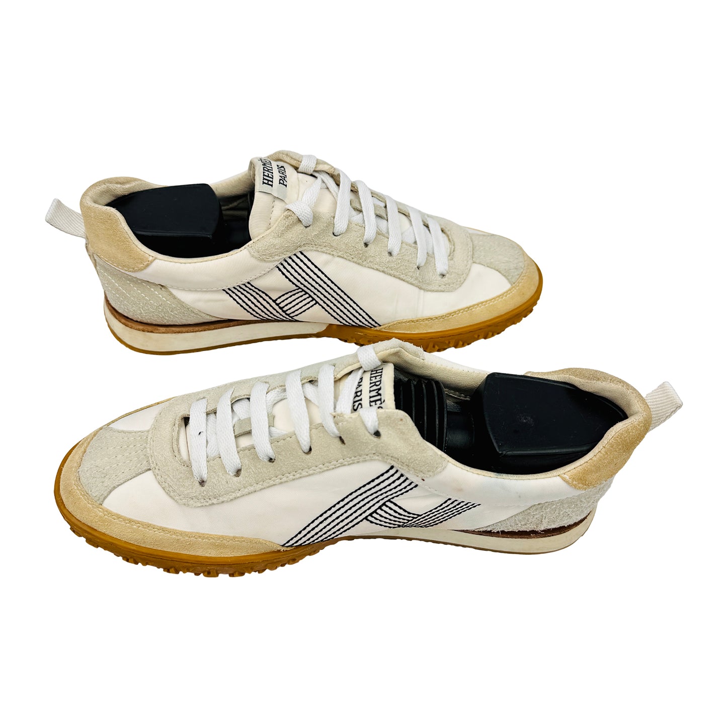 Hermes 'H-Logo' Suede Leather Sneakers (Size 39.5/40)