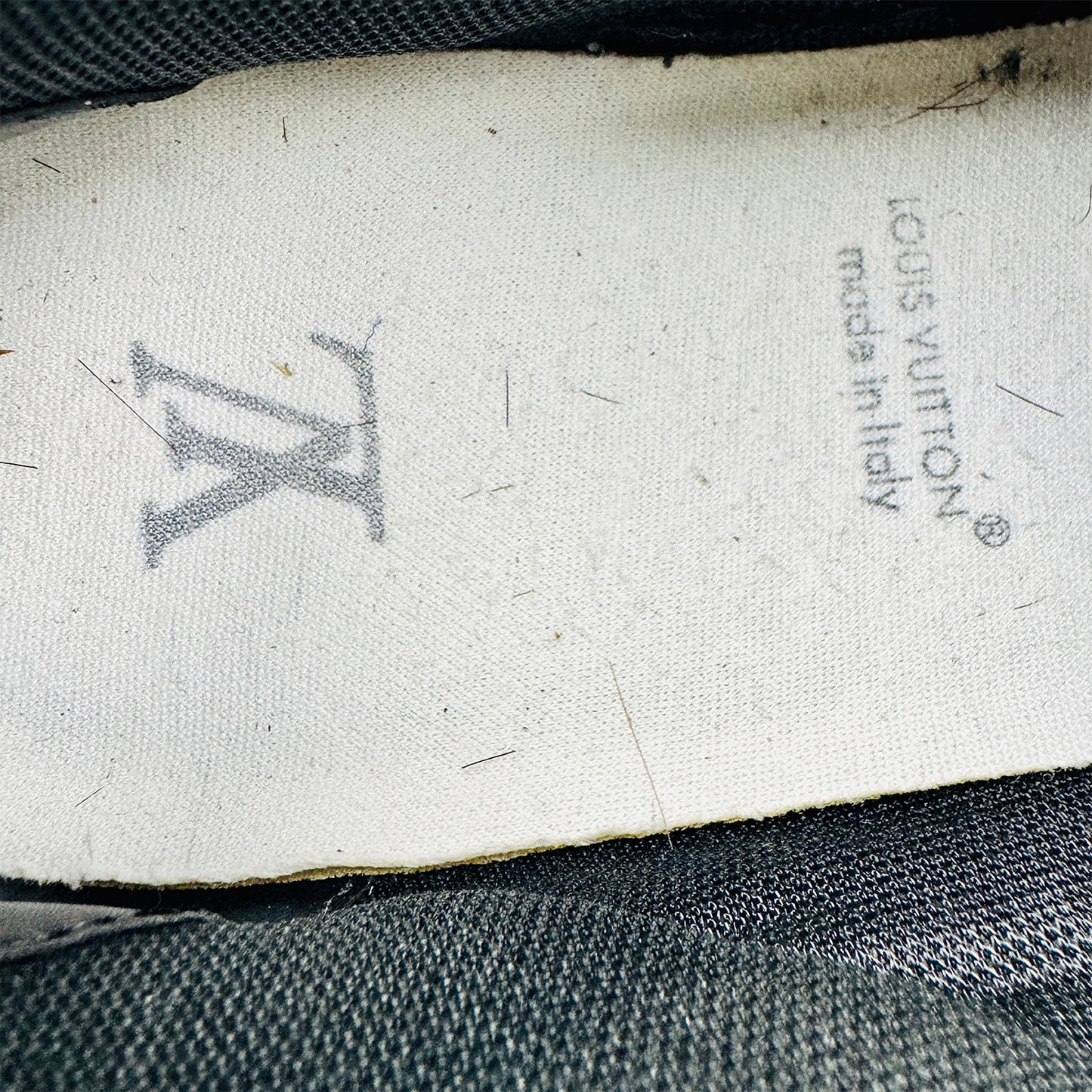 Louis Vuitton LV Monogram Denim Canvas Sneakers (Size 41)