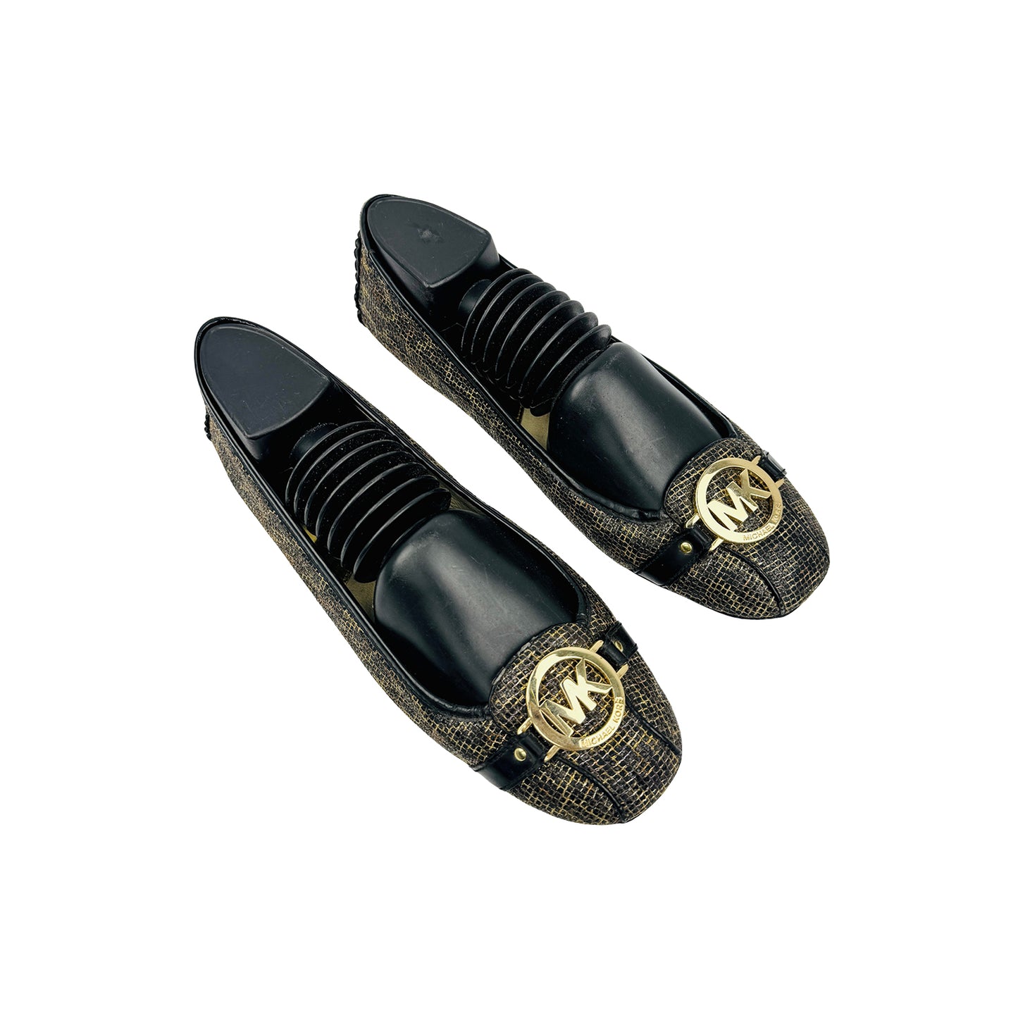 Michael Kors Fulton 'Black Gold' Moccasins (Size 41)