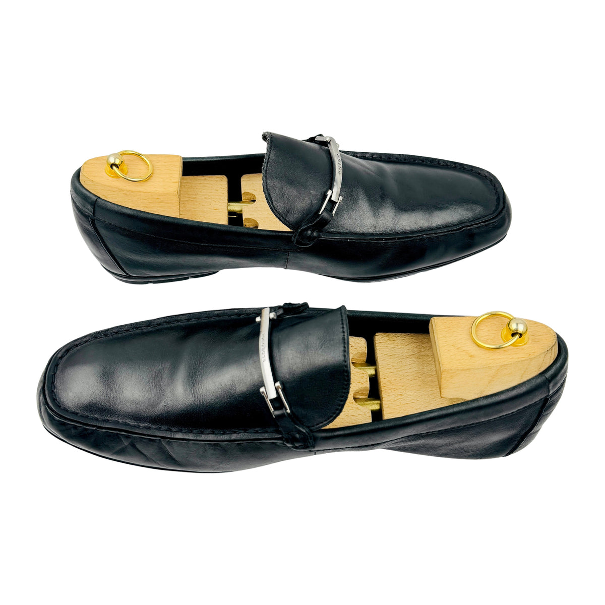 Hugo Boss Doster Black Leather Loafers (Size 43.5) - 50239924