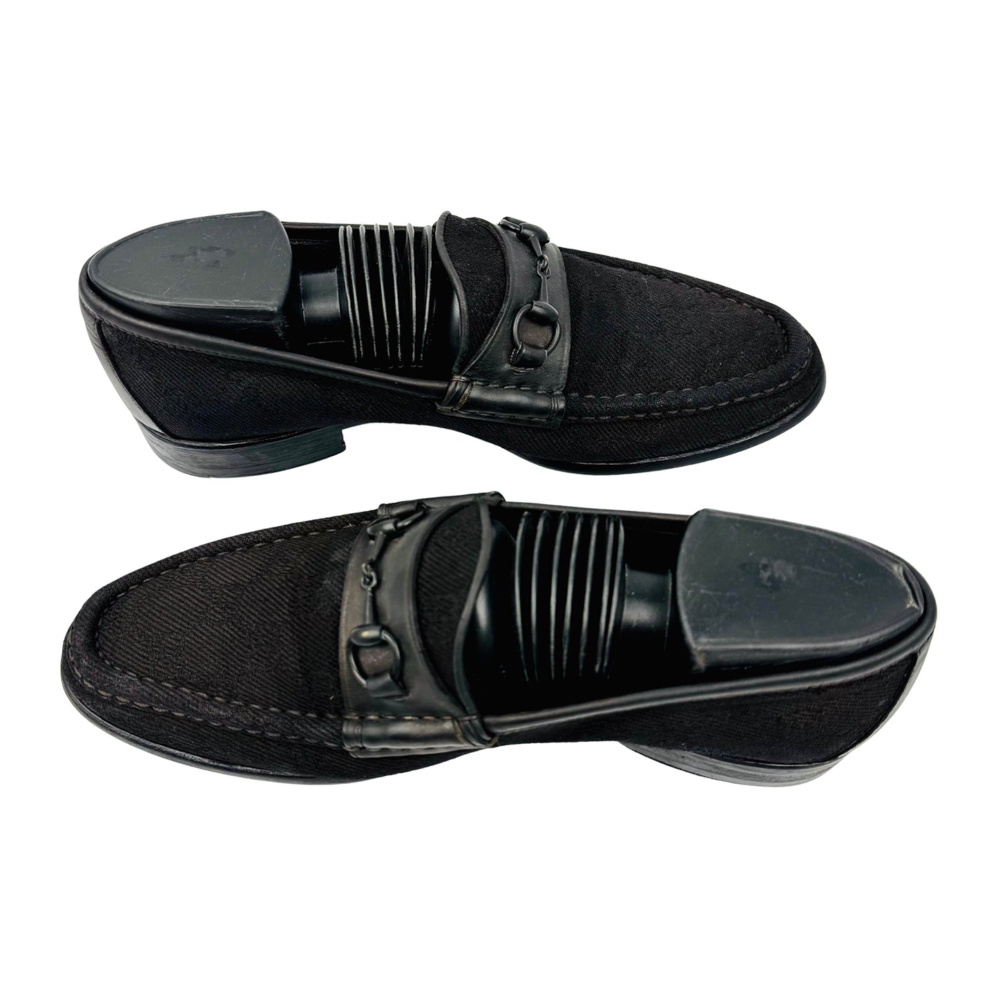 Gucci GG Canvas Black Loafers (Size 38/38.5) - 102696