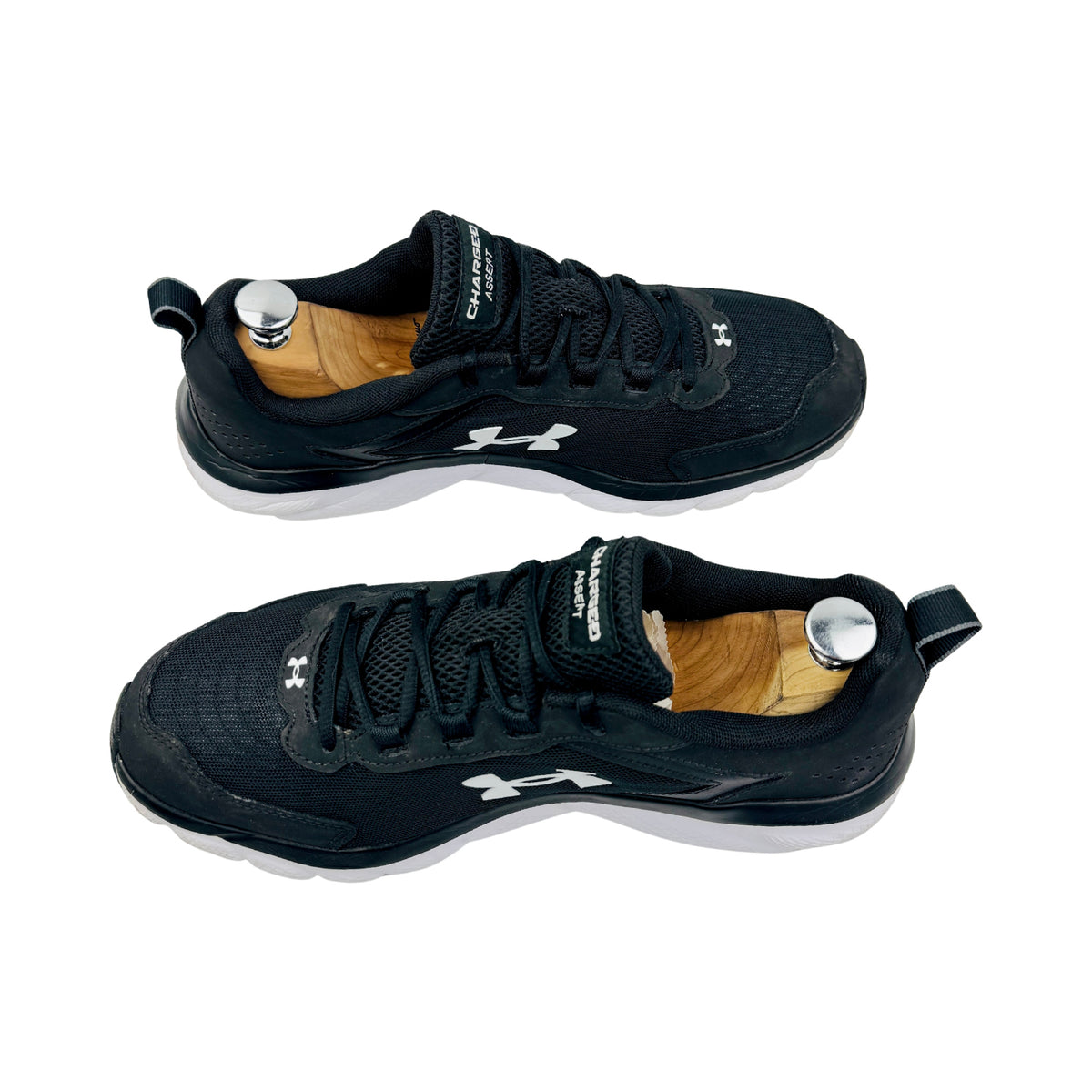 Under Armour Charged Assert 9 'Black White' Shoes (Size 44) - 3024590-001