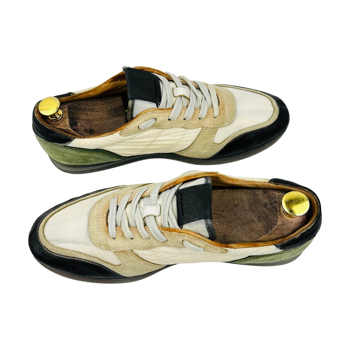 Tod’s Men's 'Off-White Olive' Low Top Sneakers (Size 42)