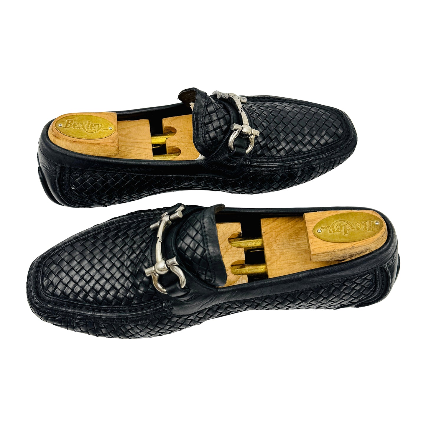 Salvatore Ferragamo Parigi Woven Leather Loafers (Size 41)