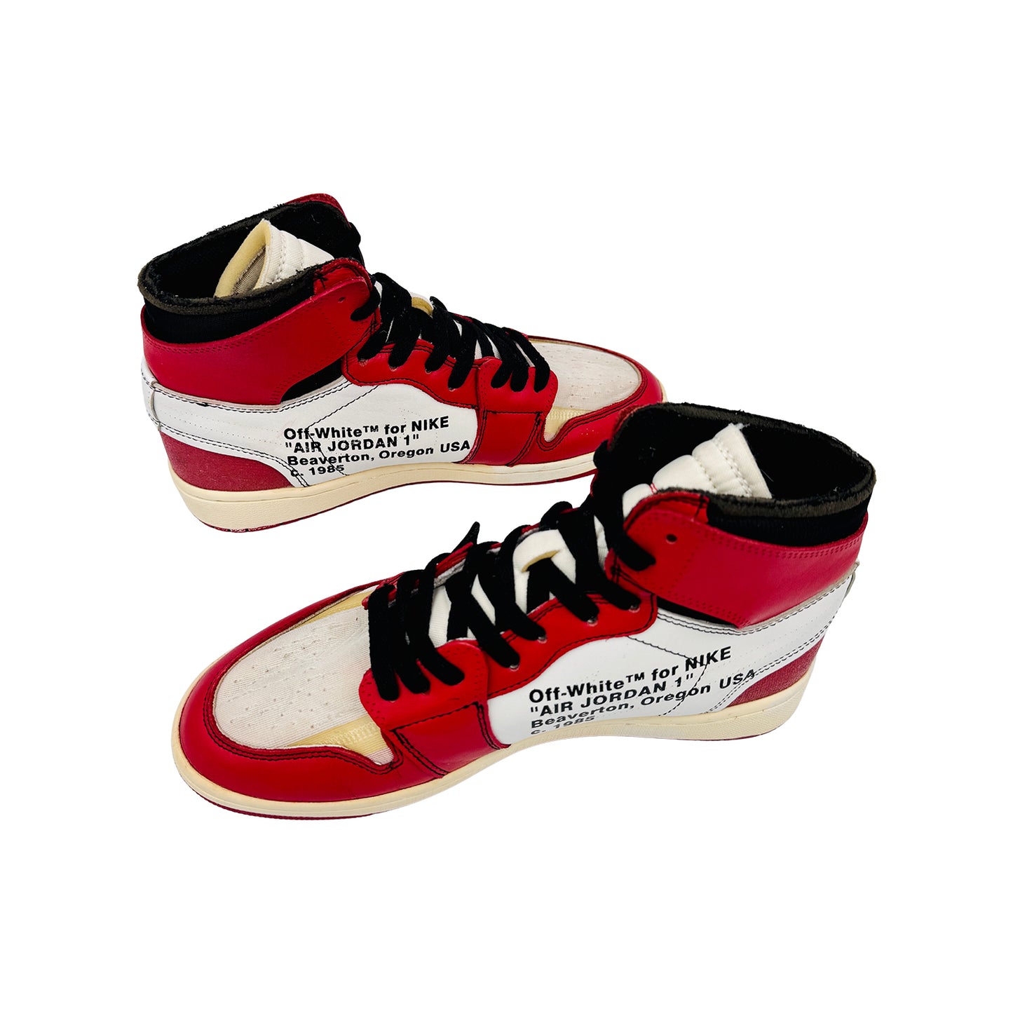 Nike Off-White X Air Jordan 1 Retro High Sneakers (Size 43) - AA3834-101