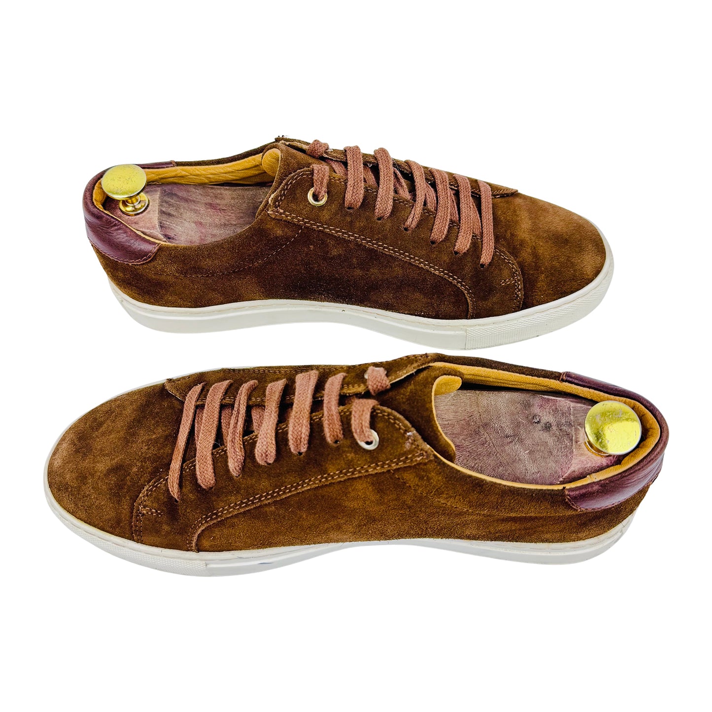 Suitsupply Men's Brown Suede Sneakers (Size 42.5)