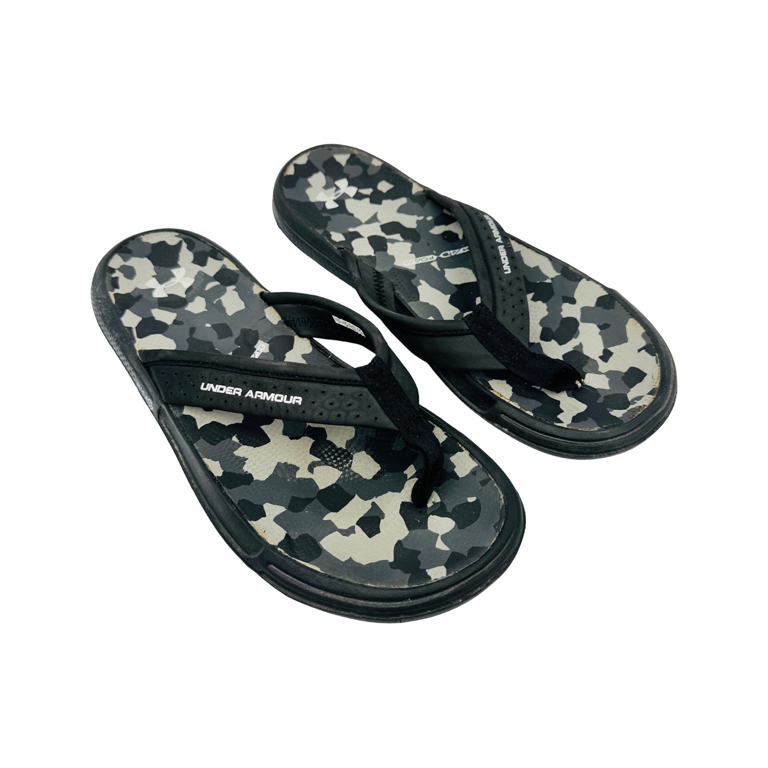 Right Side image of Under Armour Micro GM Flip Flops (Size 42/42.5) - 1243664-001