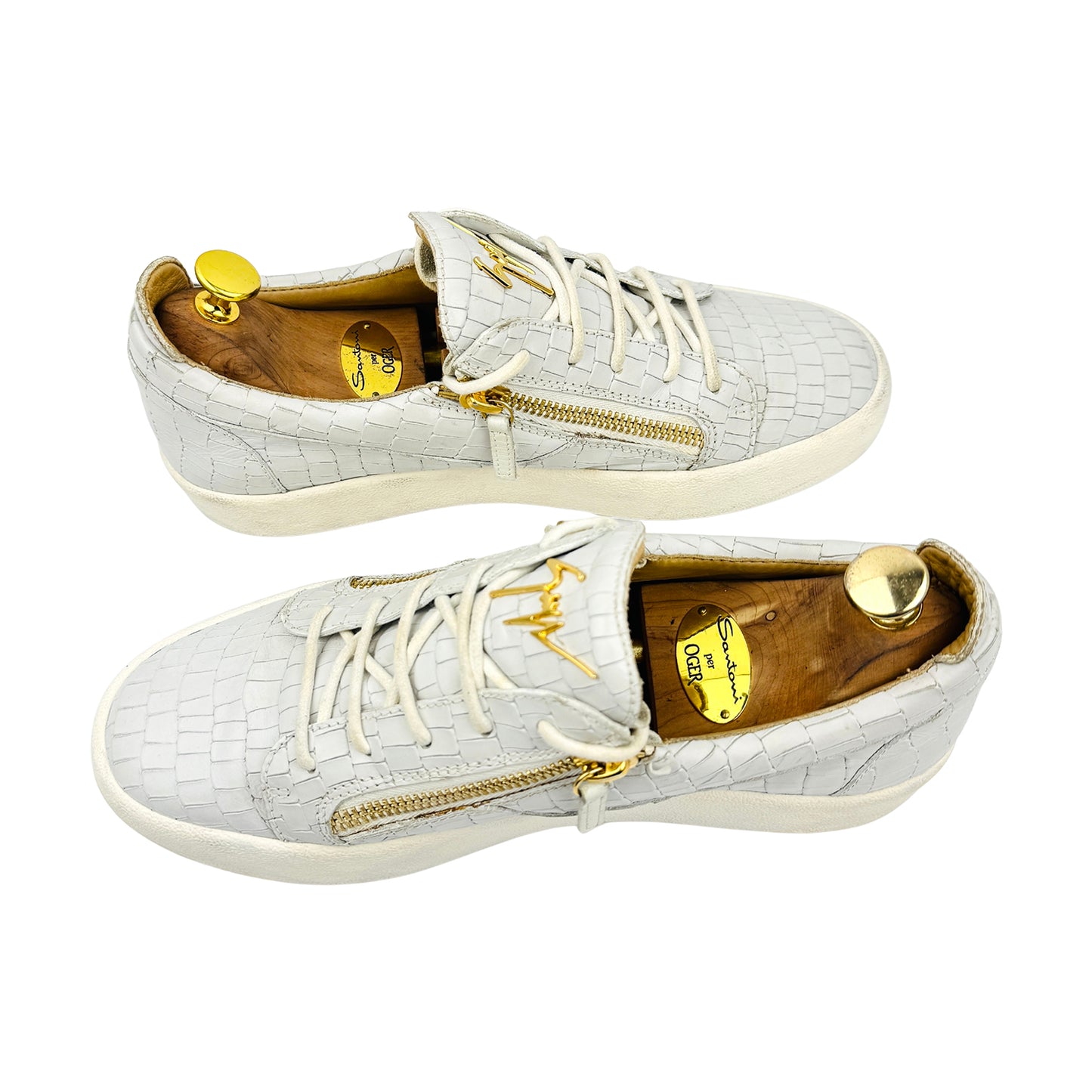 Giuseppe Zanotti Frankie Leather Sneakers (Size 42.5/43)