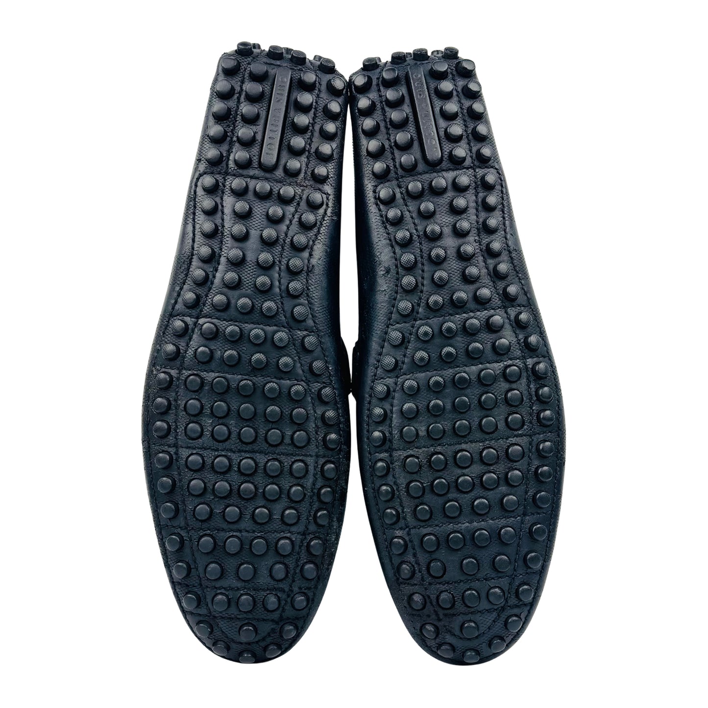 Louis Vuitton Men's Hockenheim Navy Loafers (Size 44/44.5)