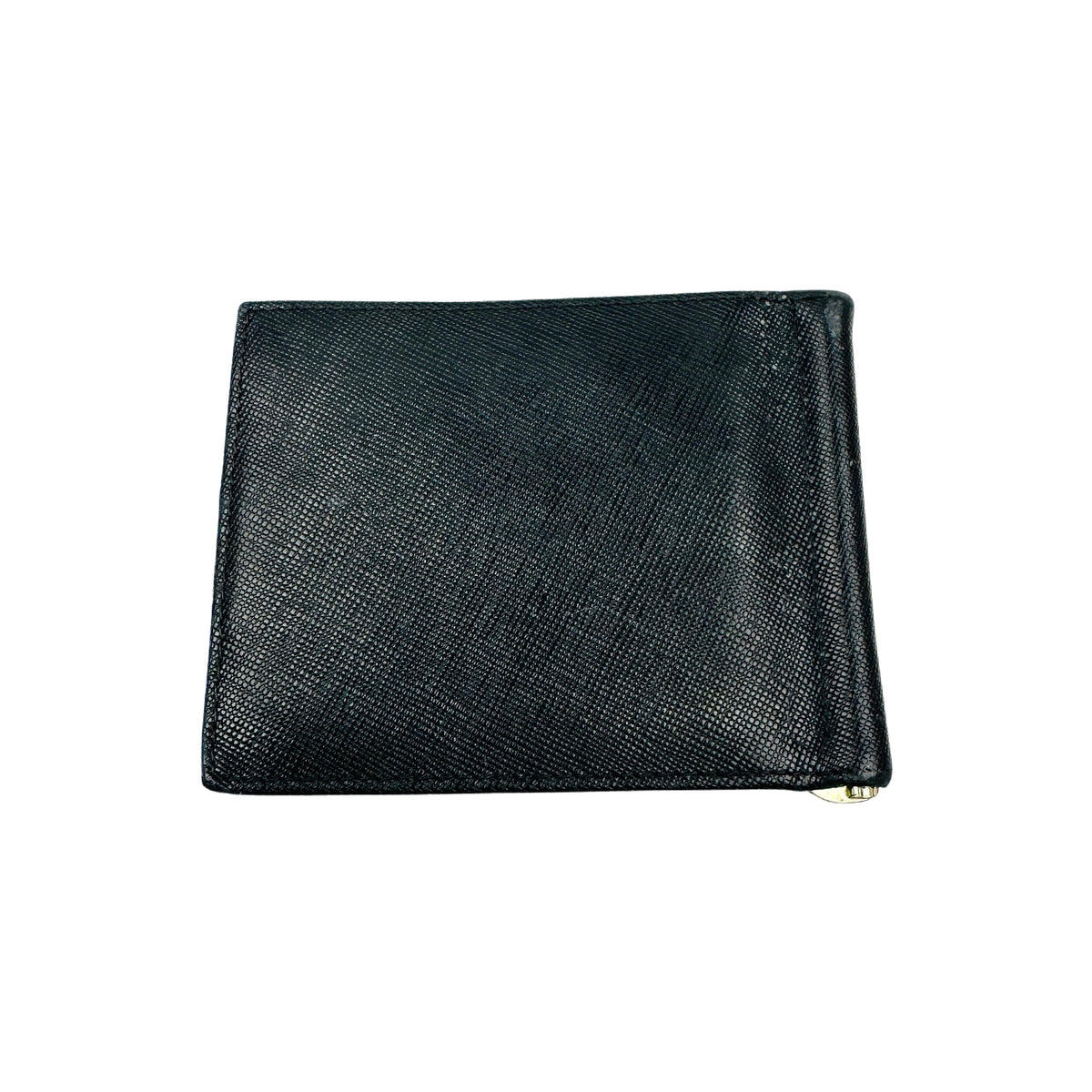 Prada Saffiano Leather Money Clip Wallet - 2MN077