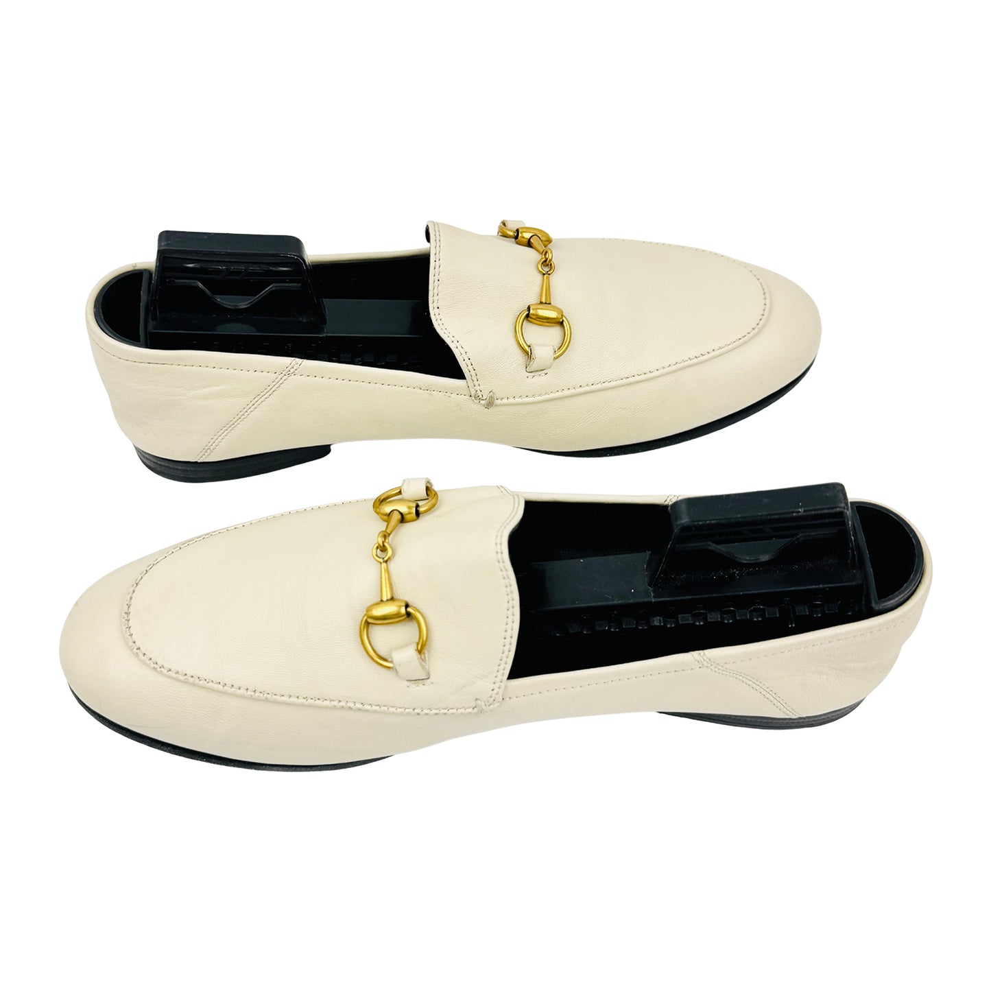 Gucci Brixton 'Mystic White' Lambskin Leather Loafers (Size 36)
