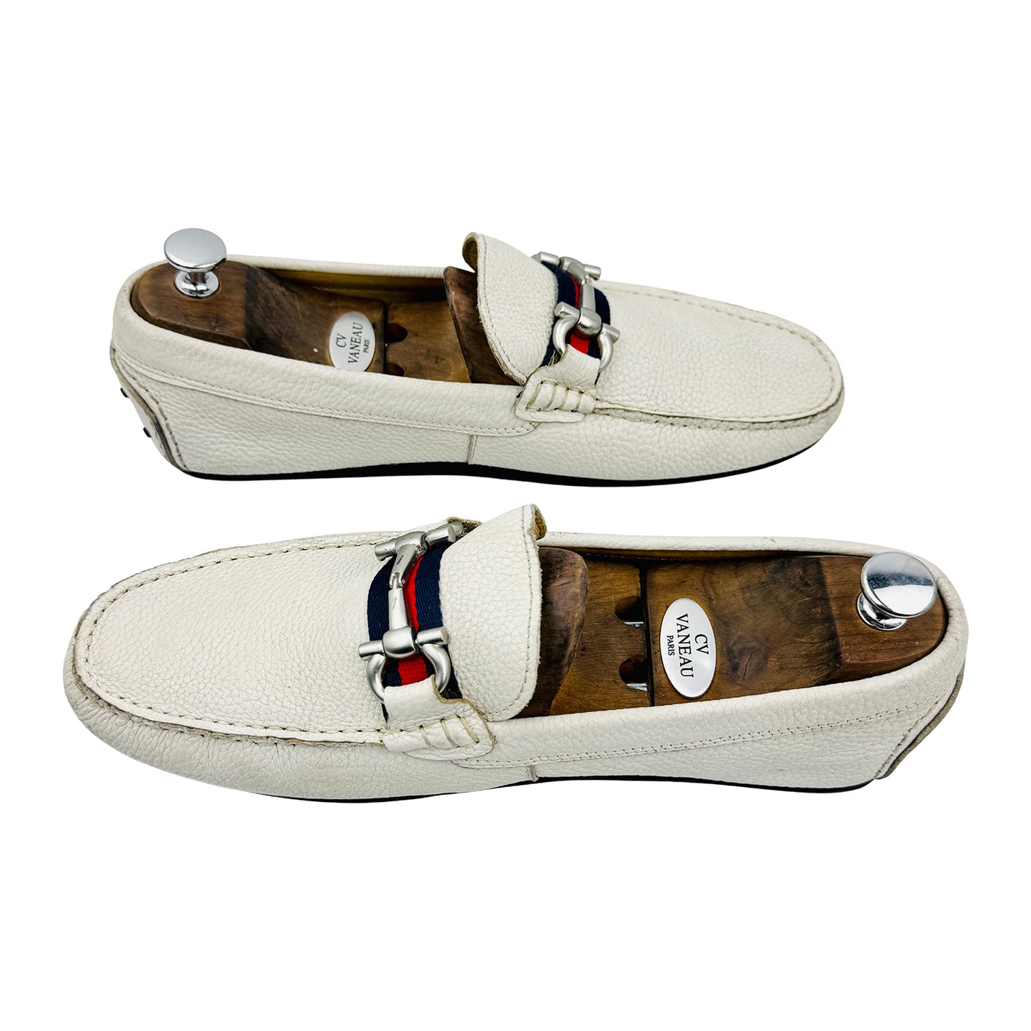 SKAP Men's Off-White Driving Loafers (Size 43.5)