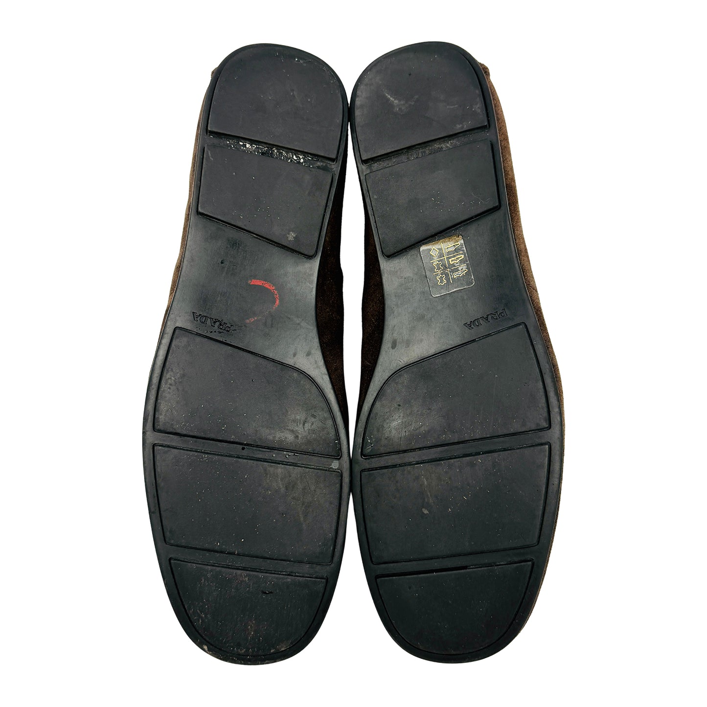 Prada Men's Dark Brown Suede Loafers (Size 42.5/43)