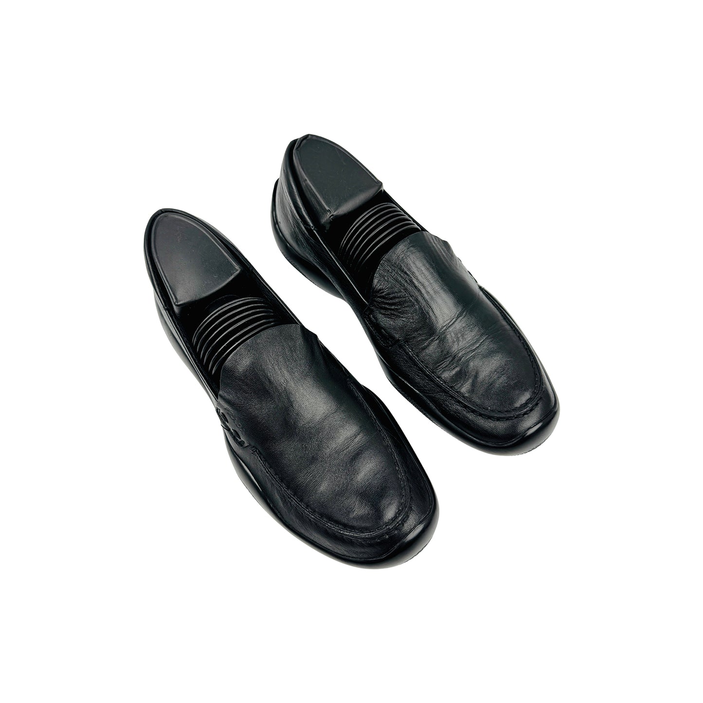 Prada Black Leather Loafers (Size 36/36.5) - 3818