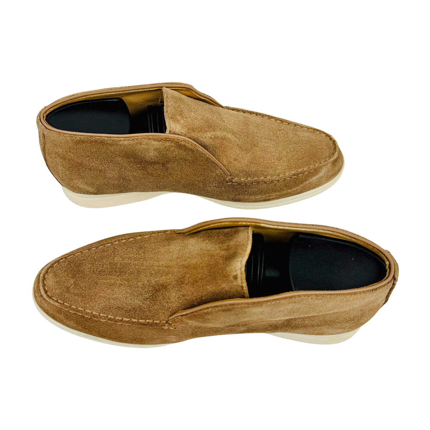 Loro Piana Open Walk Brown Suede Shoes (Size 38)