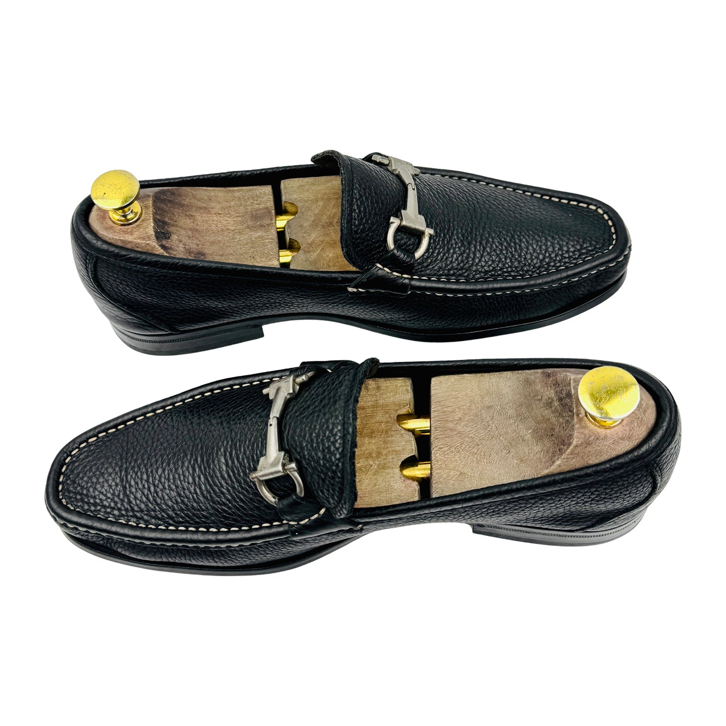 Salvatore Ferragamo Magnifico Black Loafers (Size 42)