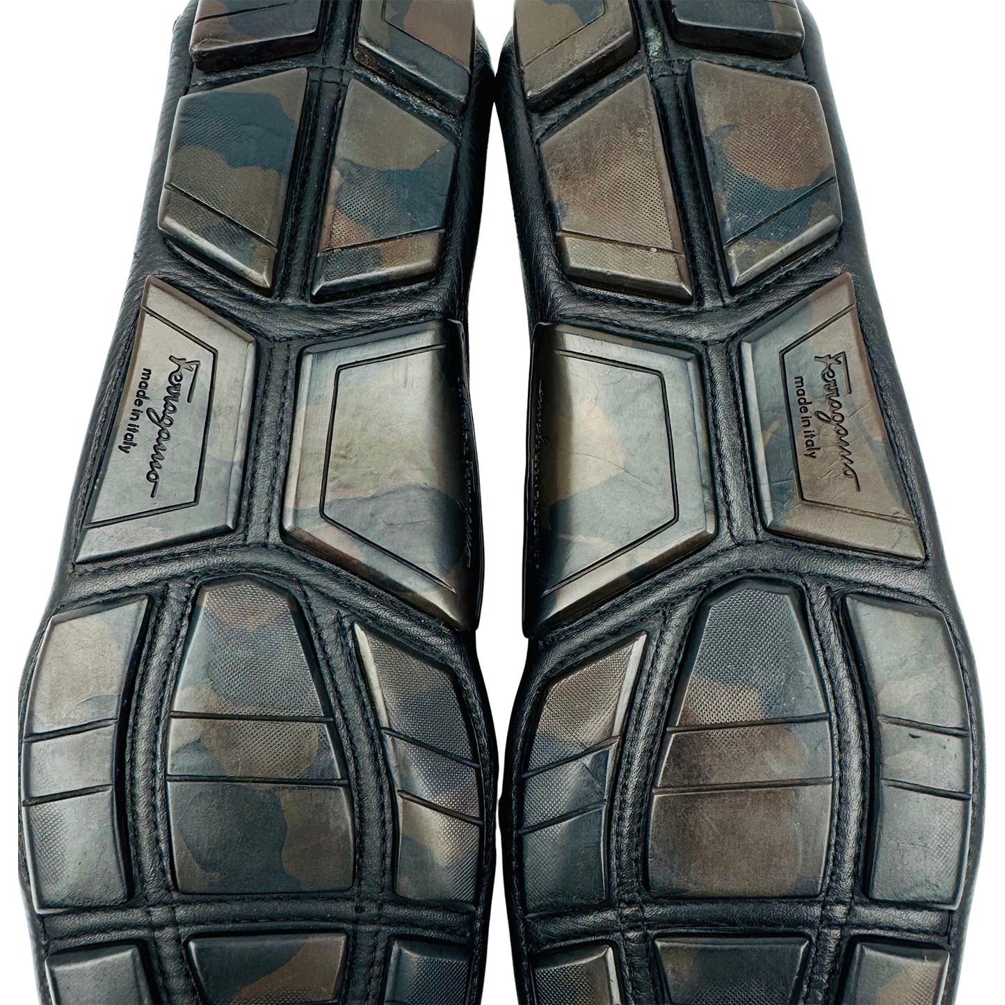 Salvatore Ferragamo Granprix Grained Leather Loafer (Size 43.5)