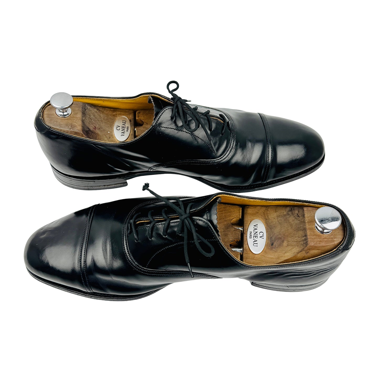 Church's Men's Black Leather Oxford Shoes (Size 46)