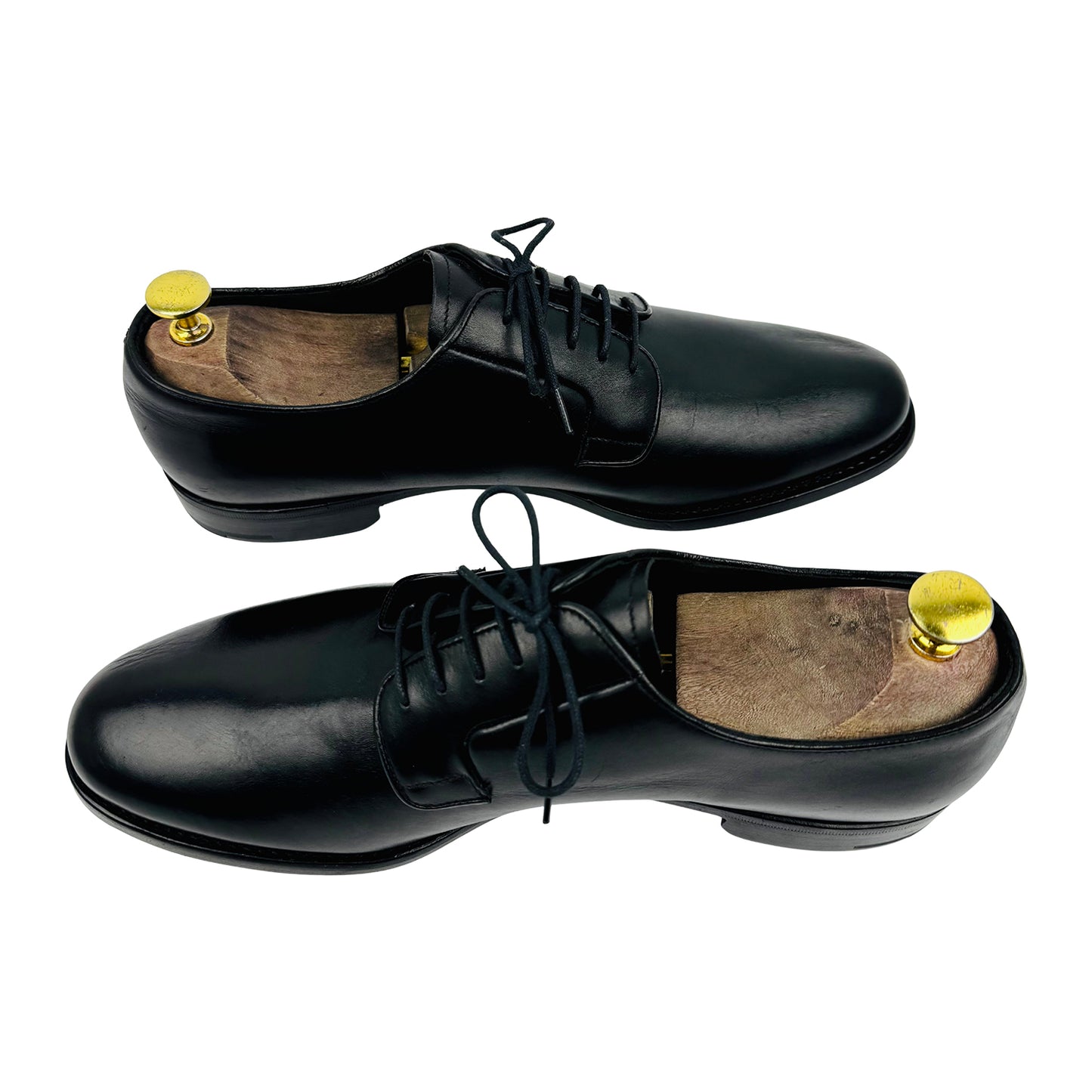 Prada Men's Black Leather Oxfords (Size 42.5) - DNC 099