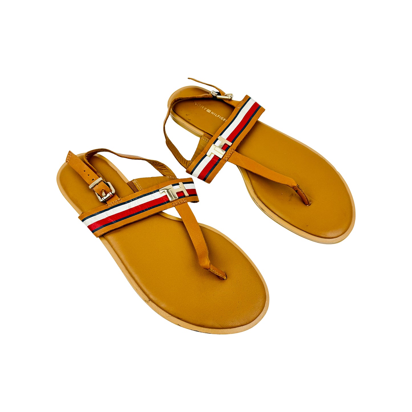 Tommy Hilfiger Corporate Flat Sandals (Size 41)