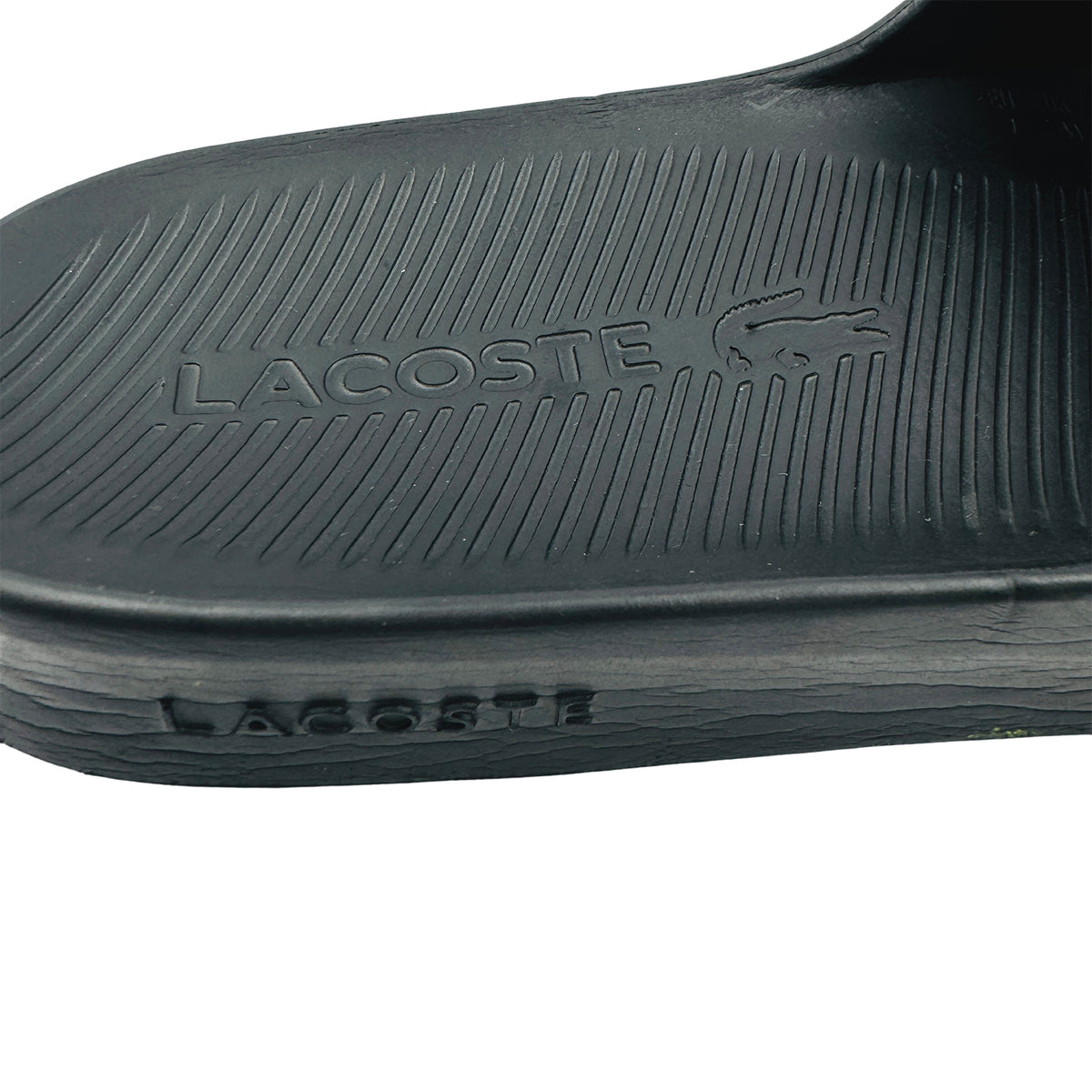 Lacoste Croco 2.0 Black Slides (Size 41) - 43CMA0018-02H