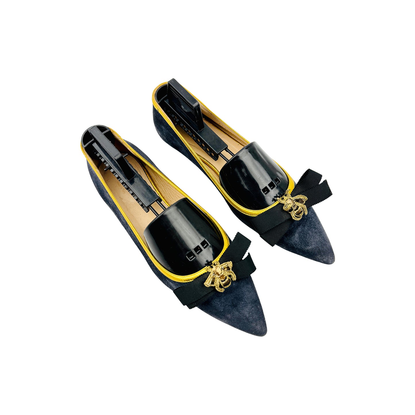 Gucci Black Leather Ballet Flats (Size 35.5) - 417574