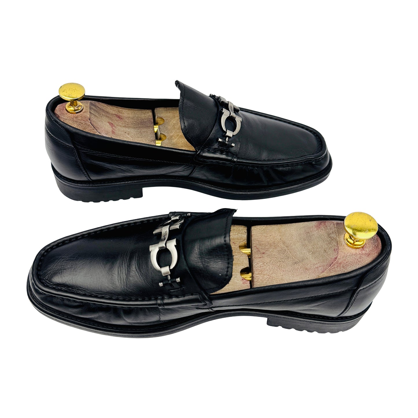 Salvatore Ferragamo Men's Gancini Ornament Loafers (Size 41/41.5)