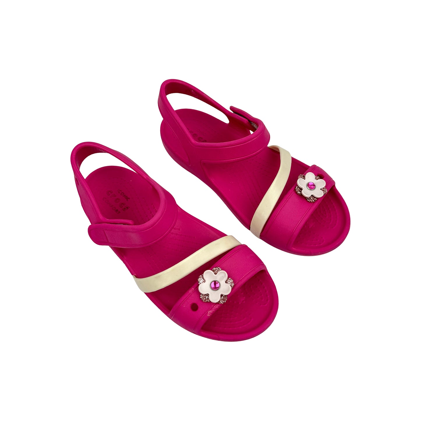 Crocs Lina Charm Sandals (Size 32/33) - 205530