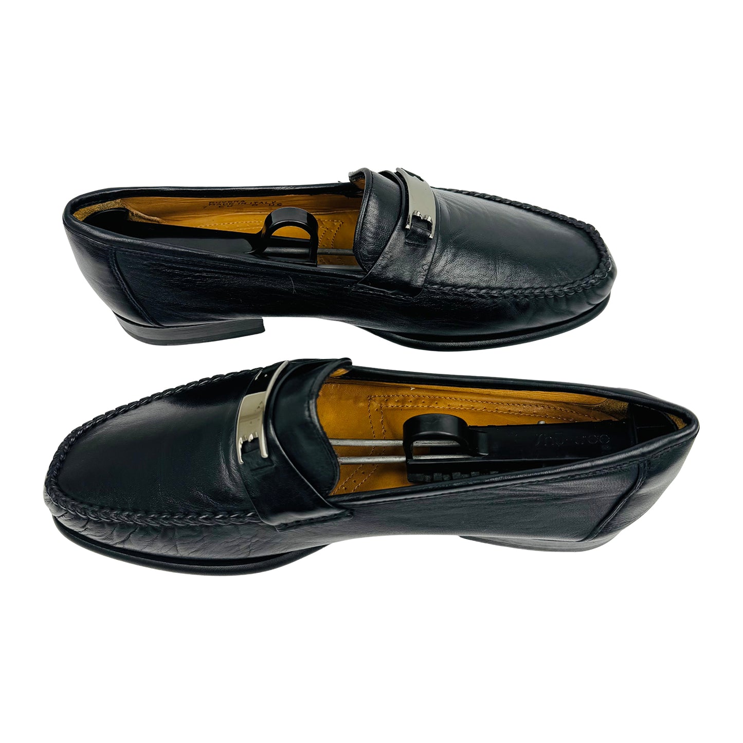 Bally Ruvera Men's Black Leather Loafers (Size 40/40.5)