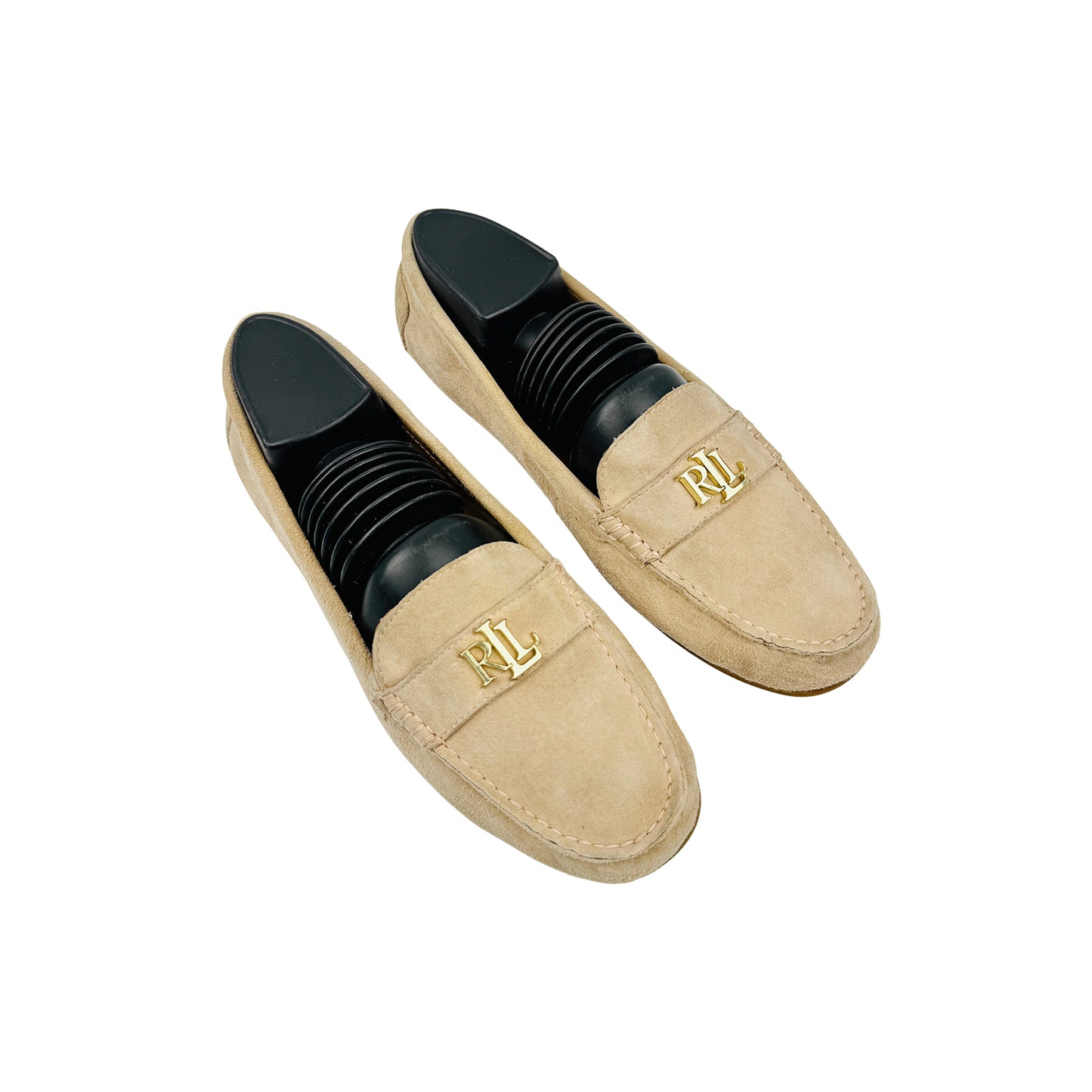 Ralph Lauren Barnsbury Beige Loafers (Size 39)
