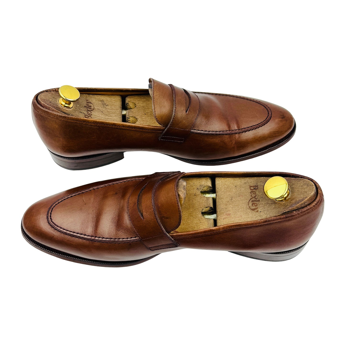 Jack Erwin Men's Luke Brown Penny Loafers (Size 44/44.5)