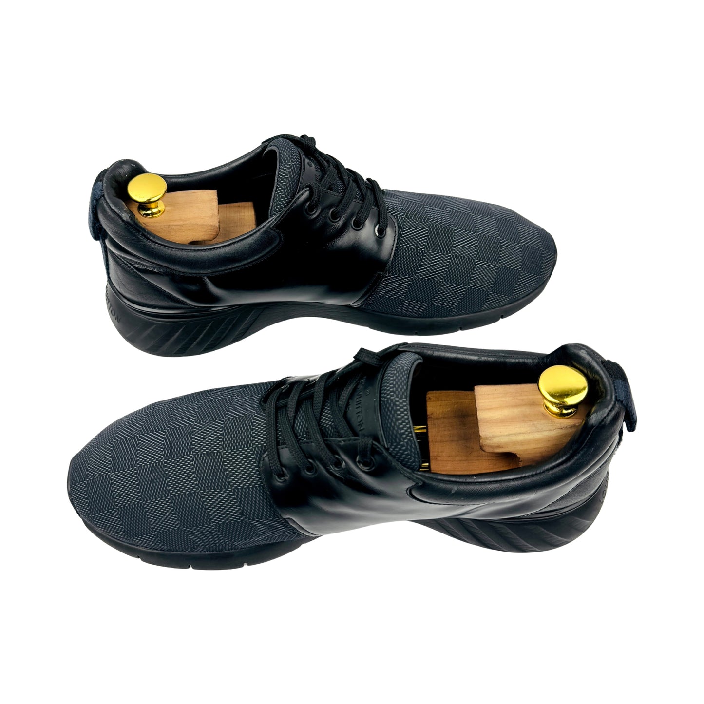 Louis Vuitton Fastlane 'Damier Graphite' Sneakers (Size 42.5)