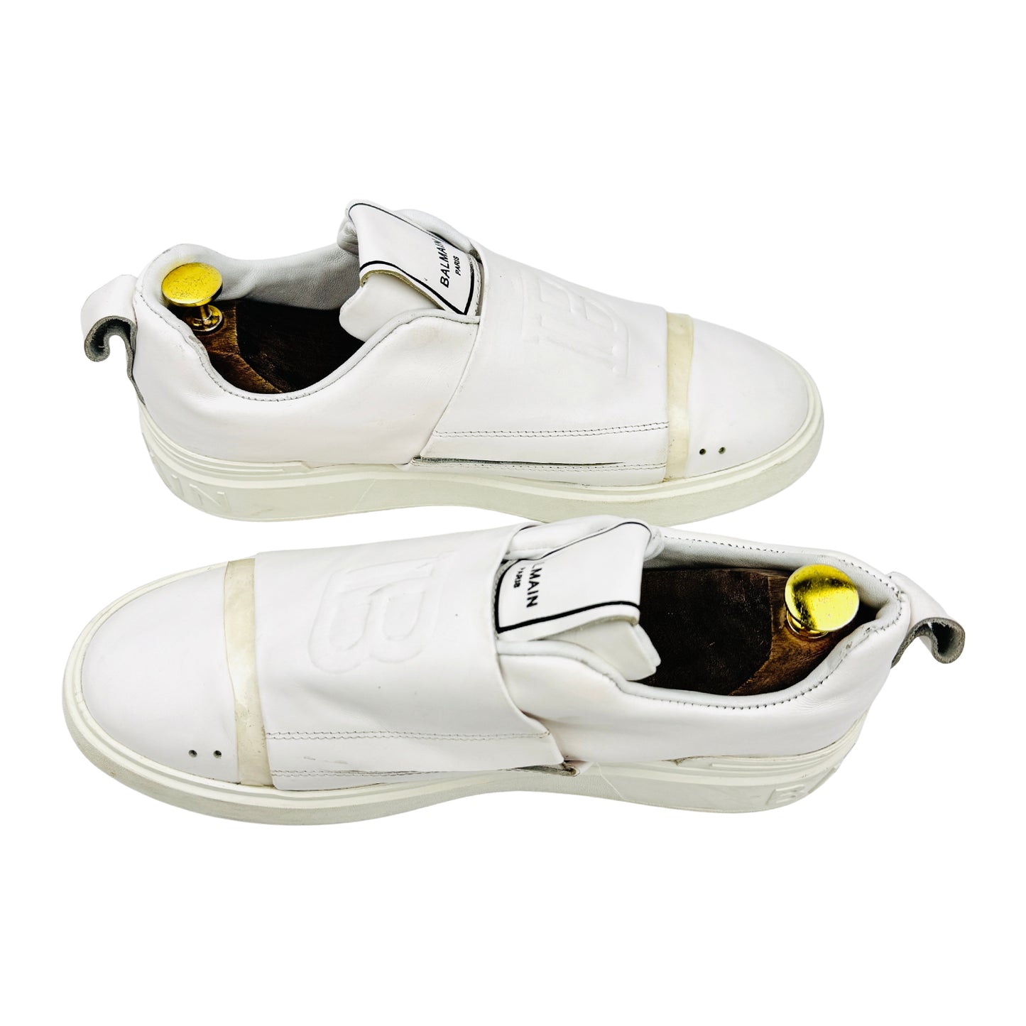 Balmain B-Court Easy White Shoes (Size 41/41.5)
