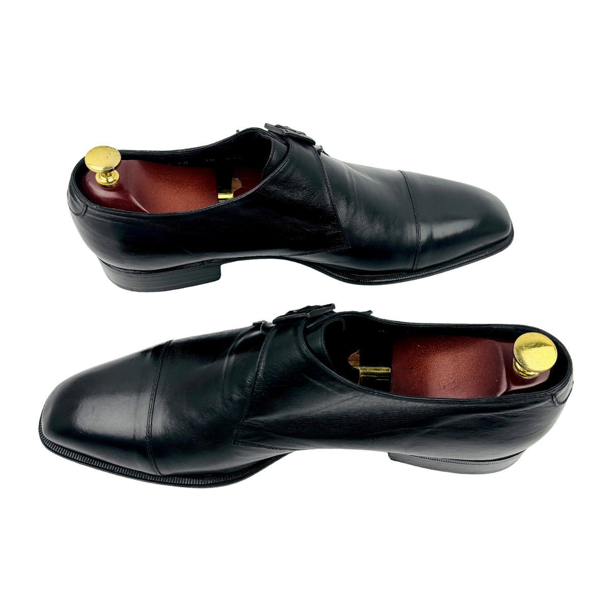 Moreschi Single Monk Strap Cap-Toe Shoes (Size 44/44.5)