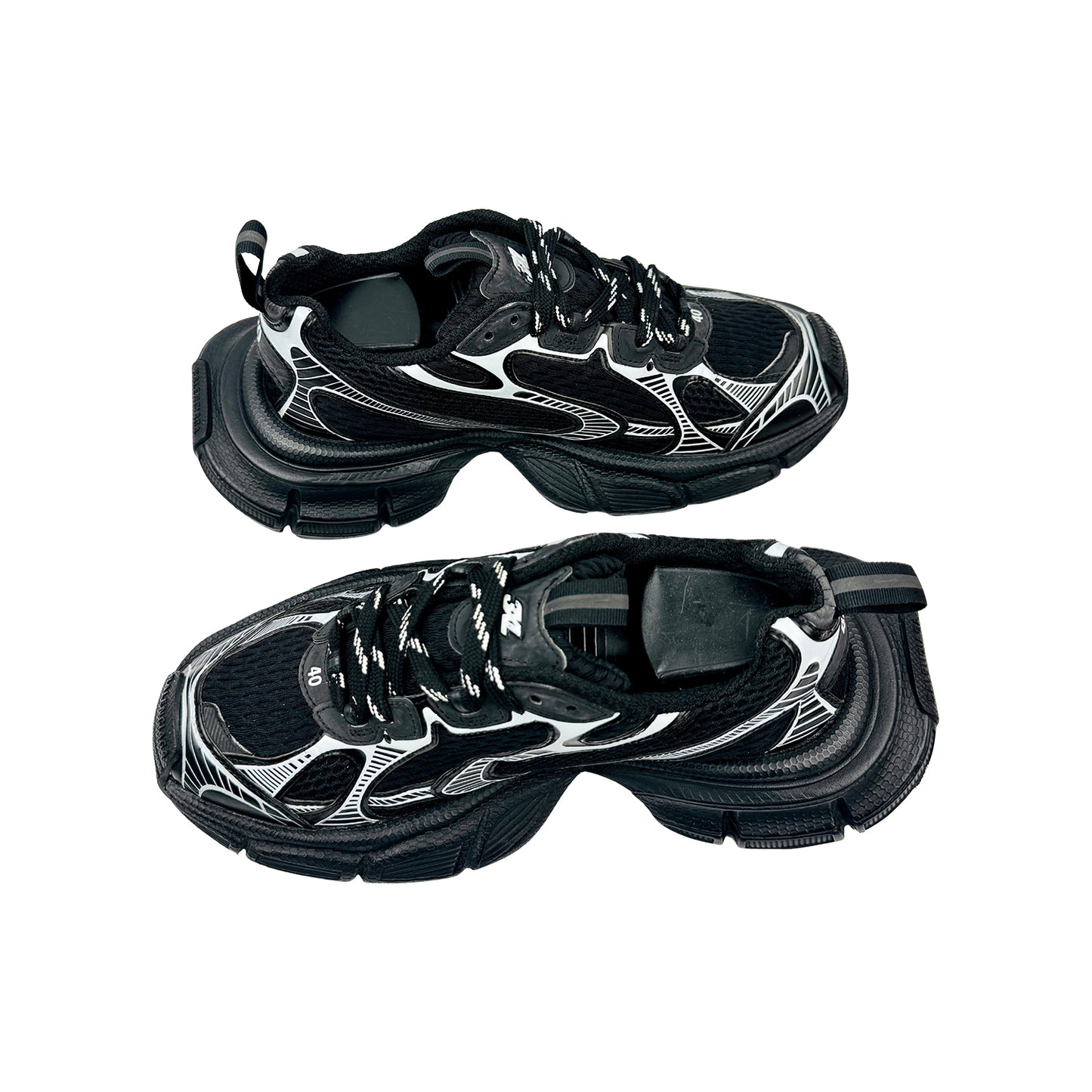 Balenciaga 3XL 'Black Silver' Sneakers (Size 40) - 734734