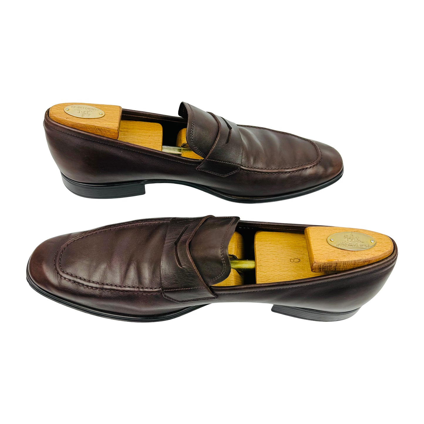 Salvatore Ferragamo Brown Leather Italian Loafer (Size 44/44.5)