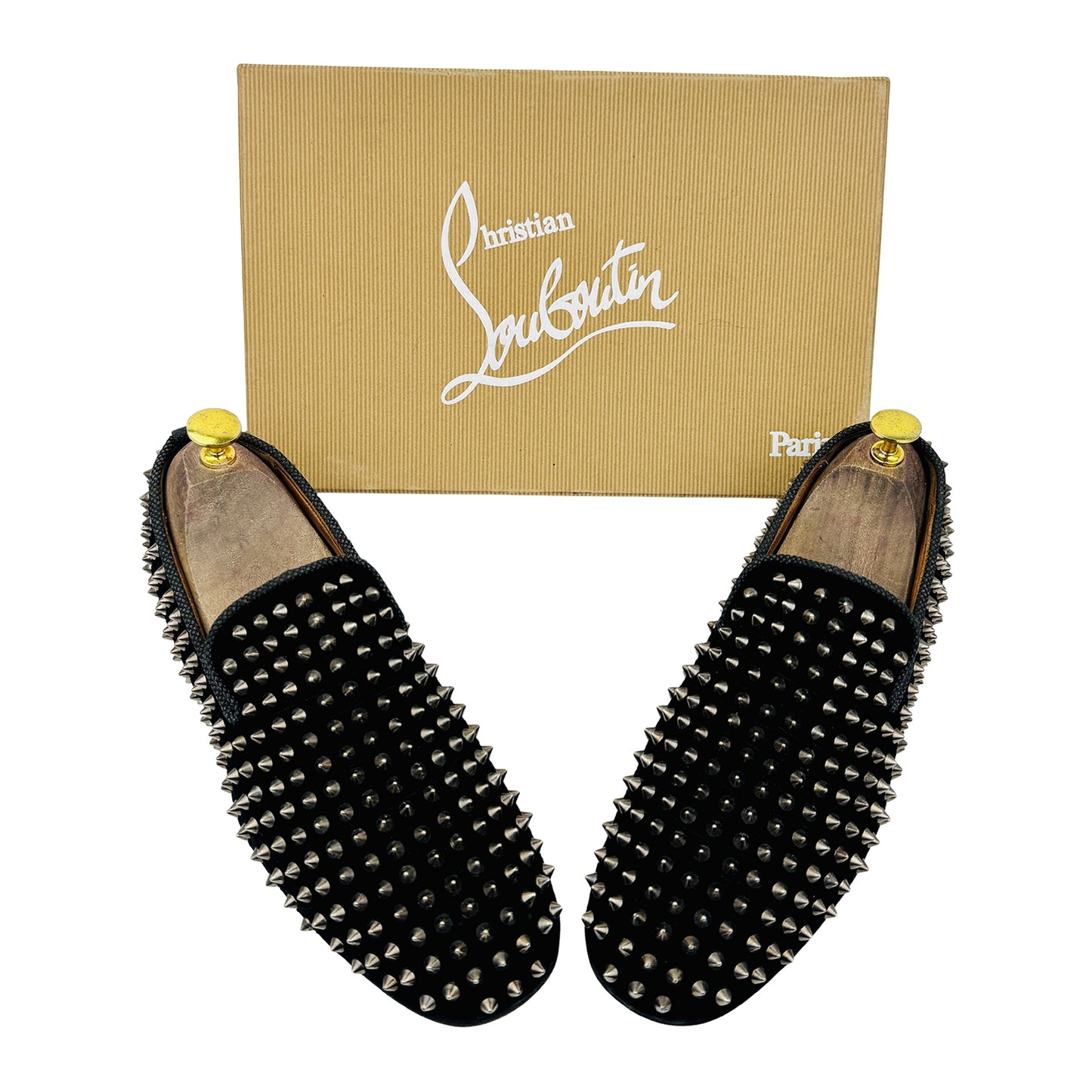 Christian Louboutin Dandelion Spiked Loafers (Size 42)