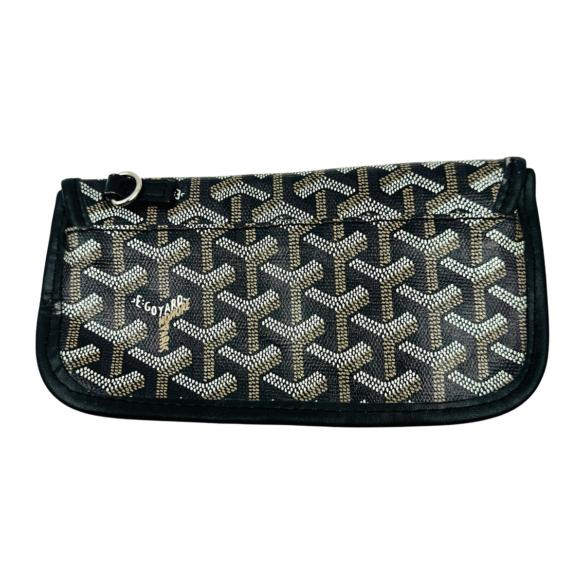 Goyard Saint Louis Goyardine Black Pouch